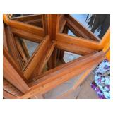 Curio Cabinet with Glass Shelves and Interior Lighting