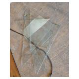 Curio Cabinet with Glass Shelves and Interior Lighting