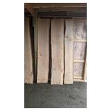 Ash Live Edge Slab 89" x 13"