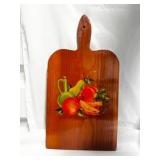 Folk art wooden Cutting Board