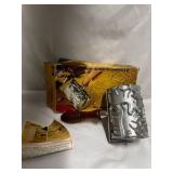 vintage German Monopol Auro metal pastry roller cookie cutter