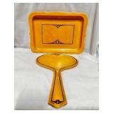 Art Deco celluloid vanity set