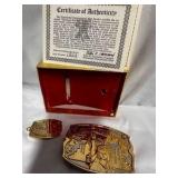 Hammond International Mint "Diamond Edition" Statue of Liberty commemorative belt buckle