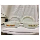 2 vintage Anchor Hocking Fire King 