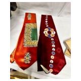 Two Art Deco 1940s "Bold Look" neckties