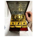 Great Depression 1929 Collectible red metal ‘Home Bank’