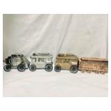 Banthrico Coin Bank Popcorn Trolleys