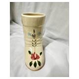Vintage hand painted Ceramic Boot planter / vase