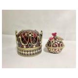 Edgar Berebi "Camelot Crown" limited edition trinket boxes
