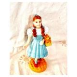 Vintage 1987 Turner Wizard of Oz Dorothy and Toto plastic figurine