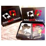 Vintage never opened still in plastic collectors edition Marlboro dual set of playing cards