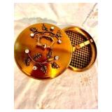 Vintage gold toned McM gold toned trinket set