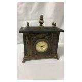 Vintage Ornate Mantel Clock with Modern Quartz Movement