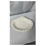 Spode England Imperial White Shell-Shaped Serving Dish