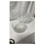 Vintage Crystal Tableware Collection - 5 Pieces