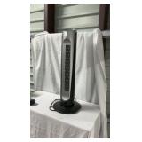 Holmes Oscillating Tower Fan - Silver & Black - Tested & Working