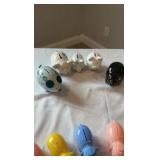 Eclectic Vintage Coin Bank Collection - Intel, University of Maryland & Blue Floral Mouse