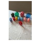 Vintage Hard Plastic & Translucent Piggy Bank Collection - Souvenir & Advertising Set