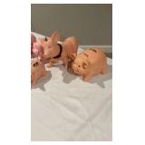 Vintage Vinyl "Soft Touch" Promotional Piggy Bank Collection - Babe & Banks