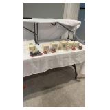 Enesco Cherished Teddies "Santa Express" 6-Piece Train & Decor Set - Boxed