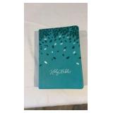 Zondervan NIV Holy Bible - Teal Leathersoft Leaf Design, Thumb Indexed