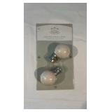 Vintage Target "HOME" Deluxe Finial Pair - 1" Stone-Look Spheres (NIP)