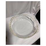 Pyrex Easy Grab 9.5" clear glass pie plate