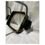 Rectangular convex mirror head