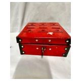 Great Depression 1929 Collectible red metal ‘Home Bank’