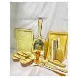 Art Deco Pearlized Vanity Set