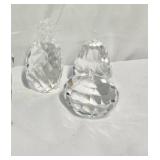 Set of 3 gorgeous Simon crystal paperweights