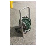 Suncast Portable Garden Hose Reel Cart with Hose