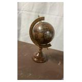 Vintage Style 9.5" Desktop World Globe with Wooden Base