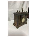 Vintage Ornate Mantel Clock with Modern Quartz Movement