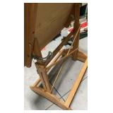 Vintage Solid Wood Adjustable Drafting Table / Art Easel