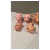 Vintage Vinyl "Soft Touch" Promotional Piggy Bank Collection - Babe & Banks