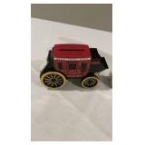 Vintage Specialty Coin Banks: Wells Fargo Stagecoach & Hand-Painted Ceramic Handbag