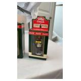 Vintage Coca-Cola Town Square Collection & Pepsi-Cola Collectible Ornament Set
