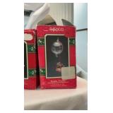 Vintage Enesco Treasury of Christmas Ornament Lot - 8-Piece Series Collection - Boxed