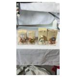 Enesco Cherished Teddies Holiday Figurine Lot – 4 Piece Set – Includes 1st in Series Angel