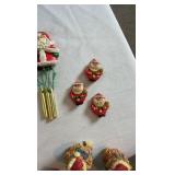 Vintage Holiday Small Items Lot – Coca-Cola Magnets, Wind Chimes, & Musical Bears – 18+ Piece Collection