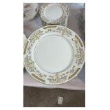 Vintage Fine China & Serving Lot – Signature Collection “Coronet” 43-Piece Service + W.S. George Platter