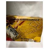 vintage German Monopol Auro metal pastry roller cookie cutter