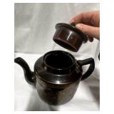 Collectible Jackfield-style teapot