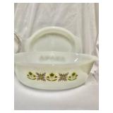 2 vintage Anchor Hocking Fire King 