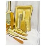 Art Deco Pearlized Vanity Set