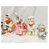 Collectible Royal Doulton "Goody Two Shoes" (HN 2037) and matching figurines