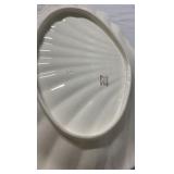 Spode England Imperial White Shell-Shaped Serving Dish