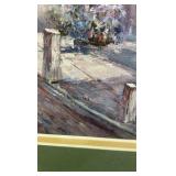 Vintage Mancini Parisian Street Scene Framed Print - Montmartre