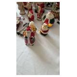Vintage Santa Figurine & Ornament Collection - Multi-Piece Multi-Brand Holiday Lot